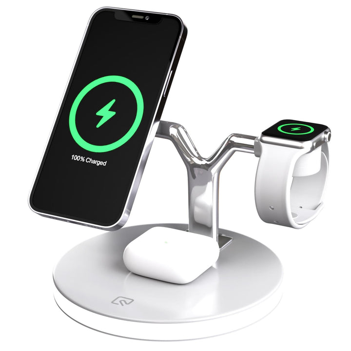 3-in-1 MagSafe Wireless Charger – Fast & Convenient Charging | Available at Arabised.shop - AraBised