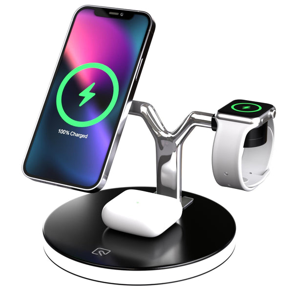 3-in-1 MagSafe Wireless Charger – Fast & Convenient Charging | Available at Arabised.shop - AraBised