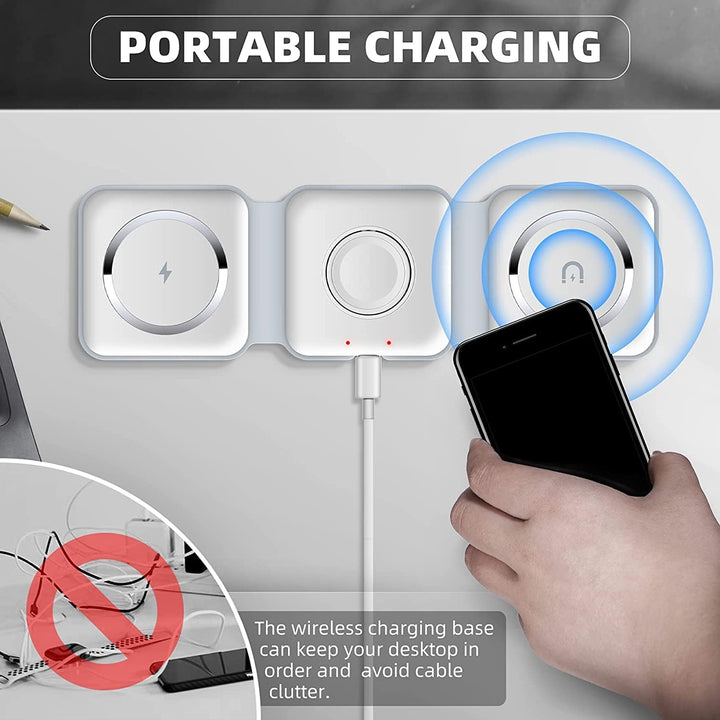 3-in-1 Wireless Charging Pad - AraBised