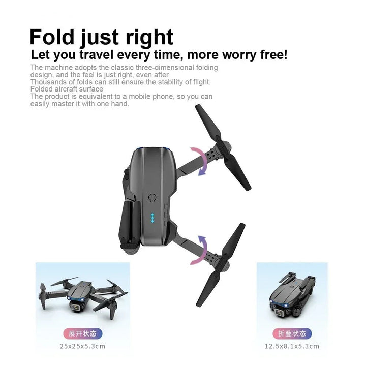 E99  HD 4K Flying Drone Camera - AraBised