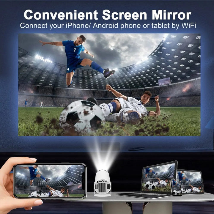 Portable Mini iPhone Projector – Smart HD Entertainment Anywhere | Available at Arabised.shop - AraBised